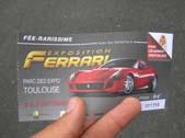 Photo MaitreFou - Auteur : Michael Grondin - Mots clés :  exposition auto toulouse fee rarissime ferrari rouge rotary club 
