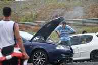 Photo MaitreFou - Auteur : Benjamin - Mots cl&eacute;s :  auto moto roulage tmvr cfg circuit defoulage pilotage gros cube mini soleil 