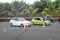 Photo MaitreFou - Auteur : Murielle et Oc&eacute;anne - Mots cl&eacute;s :  auto run olivier moutoussamy essais chronos pousse performances felix guichard pluie soleil journee licencies ouverte 