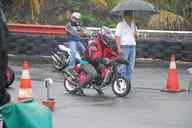 Photo MaitreFou - Auteur : Equipe MaitreFou - Mots clés :  moto run pousse performances circuit felix guichard pluie dragster cyclo ufolep tmvr 
