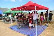 Photo MaitreFou - Auteur : Mathieu et Oceanne - Mots clés :  moto motocross quad FFM terre saut terrain paita nouvelle caledonie 