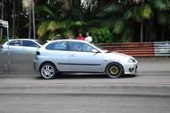 Photo MaitreFou - Auteur : Benjamin - Mots clés :  auto cfg circuit run tc pneu burn and drag pousse 