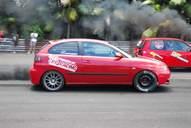 Photo MaitreFou - Auteur : Benjamin - Mots clés :  auto cfg circuit run tc pneu burn and drag pousse 