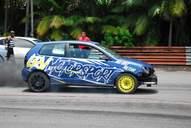 Photo MaitreFou - Auteur : Benjamin - Mots clés :  auto cfg circuit run tc pneu burn and drag pousse 