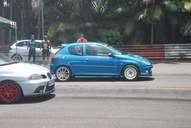 Photo MaitreFou - Auteur : Benjamin - Mots clés :  auto cfg circuit run tc pneu burn and drag pousse 