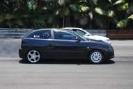 Photo MaitreFou - Auteur : Benjamin - Mots cl&eacute;s :  auto cfg circuit run tc pneu burn and drag pousse 