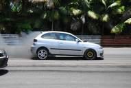 Photo MaitreFou - Auteur : Benjamin - Mots cl&eacute;s :  auto cfg circuit run tc pneu burn and drag pousse 