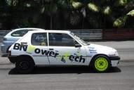 Photo MaitreFou - Auteur : Benjamin - Mots cl&eacute;s :  auto cfg circuit run tc pneu burn and drag pousse 