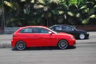 Photo MaitreFou - Auteur : Benjamin - Mots cl&eacute;s :  auto cfg circuit run tc pneu burn and drag pousse 