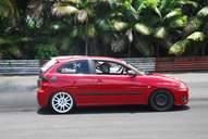 Photo MaitreFou - Auteur : Benjamin - Mots cl&eacute;s :  auto cfg circuit run tc pneu burn and drag pousse 