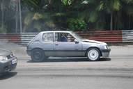 Photo MaitreFou - Auteur : Benjamin - Mots cl&eacute;s :  auto cfg circuit run tc pneu burn and drag pousse 