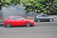 Photo MaitreFou - Auteur : Benjamin - Mots clés :  auto cfg circuit run tc pneu burn and drag pousse 