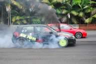 Photo MaitreFou - Auteur : Benjamin - Mots clés :  auto cfg circuit run tc pneu burn and drag pousse 