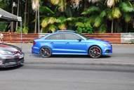 Photo MaitreFou - Auteur : Benjamin - Mots clés :  auto cfg circuit run tc pneu burn and drag pousse 