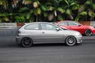 Photo MaitreFou - Auteur : Benjamin - Mots clés :  auto cfg circuit run tc pneu burn and drag pousse 