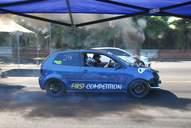 Photo MaitreFou - Auteur : Benjamin - Mots cl&eacute;s :  auto cfg circuit run tc pneu burn and drag pousse 