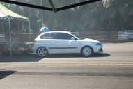 Photo MaitreFou - Auteur : Benjamin - Mots cl&eacute;s :  auto cfg circuit run tc pneu burn and drag pousse 