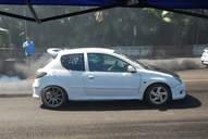 Photo MaitreFou - Auteur : Benjamin - Mots cl&eacute;s :  auto cfg circuit run tc pneu burn and drag pousse 