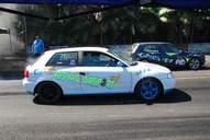 Photo MaitreFou - Auteur : Benjamin - Mots cl&eacute;s :  auto cfg circuit run tc pneu burn and drag pousse 