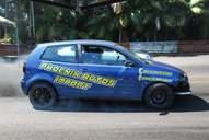 Photo MaitreFou - Auteur : Benjamin - Mots cl&eacute;s :  auto cfg circuit run tc pneu burn and drag pousse 