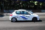 Photo MaitreFou - Auteur : Benjamin - Mots cl&eacute;s :  auto cfg circuit run tc pneu burn and drag pousse 