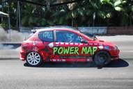 Photo MaitreFou - Auteur : Benjamin - Mots cl&eacute;s :  auto cfg circuit run tc pneu burn and drag pousse 