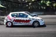 Photo MaitreFou - Auteur : Benjamin - Mots cl&eacute;s :  auto cfg circuit run tc pneu burn and drag pousse 