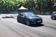 Photo MaitreFou - Auteur : Benjamin - Mots cl&eacute;s :  auto cfg circuit run tc pneu burn and drag pousse 