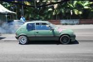 Photo MaitreFou - Auteur : Benjamin - Mots cl&eacute;s :  auto cfg circuit run tc pneu burn and drag pousse 