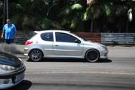 Photo MaitreFou - Auteur : Benjamin - Mots cl&eacute;s :  auto cfg circuit run tc pneu burn and drag pousse 