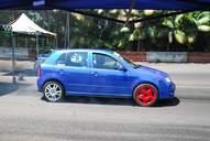 Photo MaitreFou - Auteur : Benjamin - Mots cl&eacute;s :  auto cfg circuit run tc pneu burn and drag pousse 