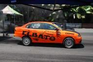 Photo MaitreFou - Auteur : Benjamin - Mots cl&eacute;s :  auto cfg circuit run tc pneu burn and drag pousse 