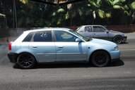 Photo MaitreFou - Auteur : Benjamin - Mots cl&eacute;s :  auto cfg circuit run tc pneu burn and drag pousse 