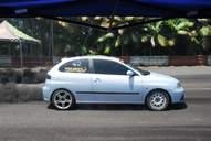 Photo MaitreFou - Auteur : Benjamin - Mots cl&eacute;s :  auto cfg circuit run tc pneu burn and drag pousse 
