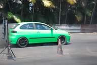 Photo MaitreFou - Auteur : Benjamin - Mots cl&eacute;s :  auto cfg circuit run tc pneu burn and drag pousse 