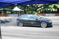 Photo MaitreFou - Auteur : Benjamin - Mots cl&eacute;s :  auto cfg circuit run tc pneu burn and drag pousse 