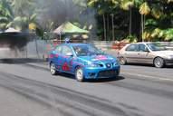 Photo MaitreFou - Auteur : Benjamin - Mots cl&eacute;s :  auto cfg circuit run tc pneu burn and drag pousse 