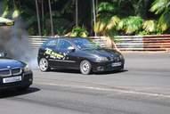 Photo MaitreFou - Auteur : Benjamin - Mots cl&eacute;s :  auto cfg circuit run tc pneu burn and drag pousse 