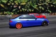 Photo MaitreFou - Auteur : Benjamin - Mots cl&eacute;s :  auto cfg circuit run tc pneu burn and drag pousse 