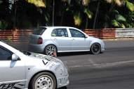 Photo MaitreFou - Auteur : Benjamin - Mots cl&eacute;s :  auto cfg circuit run tc pneu burn and drag pousse 