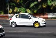 Photo MaitreFou - Auteur : Benjamin - Mots cl&eacute;s :  auto cfg circuit run tc pneu burn and drag pousse 