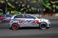 Photo MaitreFou - Auteur : Benjamin - Mots cl&eacute;s :  auto cfg circuit run tc pneu burn and drag pousse 