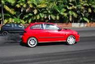 Photo MaitreFou - Auteur : Benjamin - Mots cl&eacute;s :  auto cfg circuit run tc pneu burn and drag pousse 