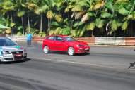 Photo MaitreFou - Auteur : Benjamin - Mots cl&eacute;s :  auto cfg circuit run tc pneu burn and drag pousse 