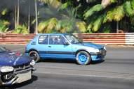 Photo MaitreFou - Auteur : Benjamin - Mots cl&eacute;s :  auto cfg circuit run tc pneu burn and drag pousse 