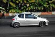 Photo MaitreFou - Auteur : Benjamin - Mots cl&eacute;s :  auto cfg circuit run tc pneu burn and drag pousse 