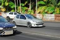 Photo MaitreFou - Auteur : Benjamin - Mots cl&eacute;s :  auto cfg circuit run tc pneu burn and drag pousse 